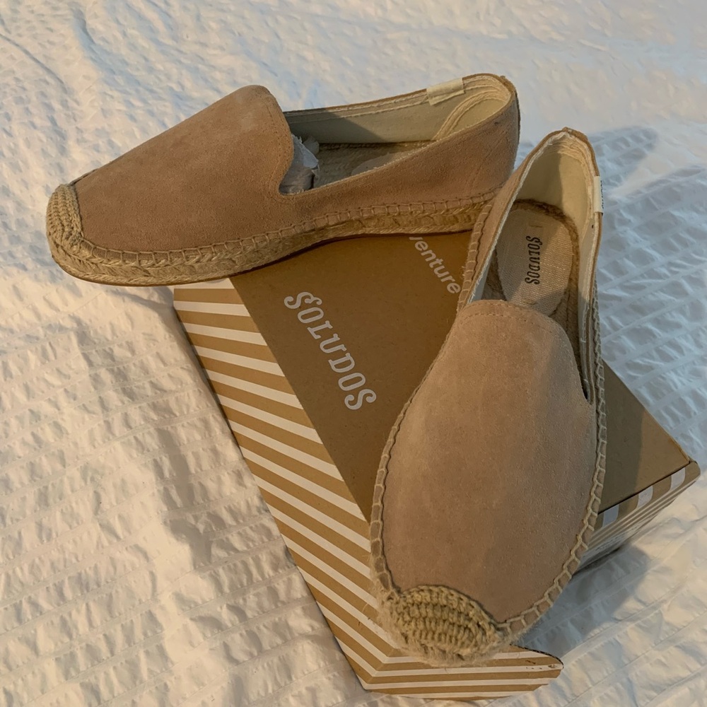 Soludos Tan Espadrille Flats